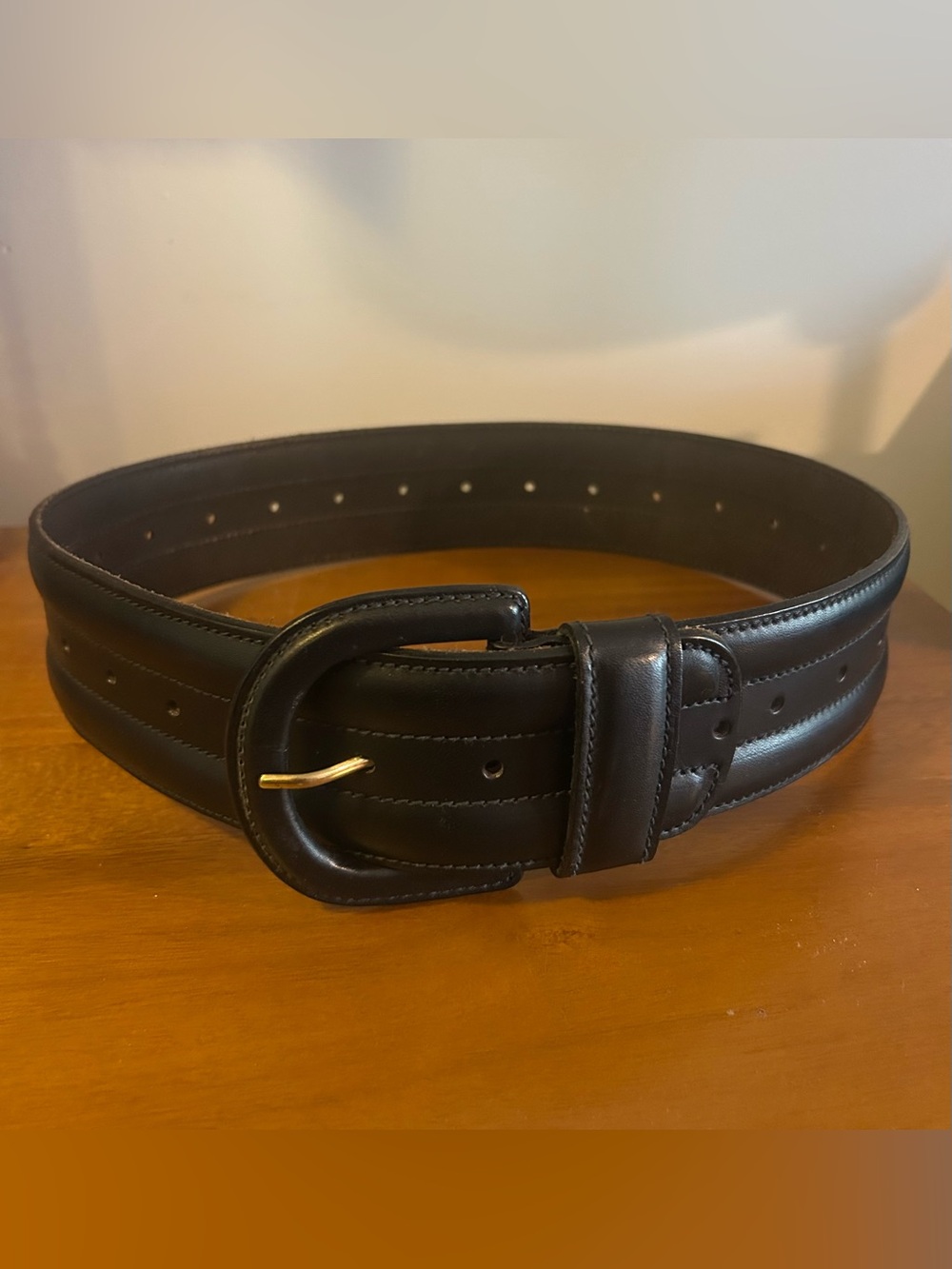 Vintage Leather Holt Renfrew Belt